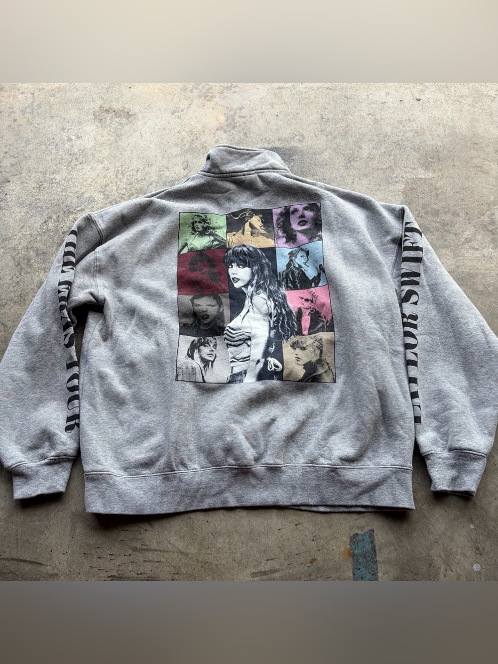 Taylor Swift Gray and Black The Eras Tour Apparel Label